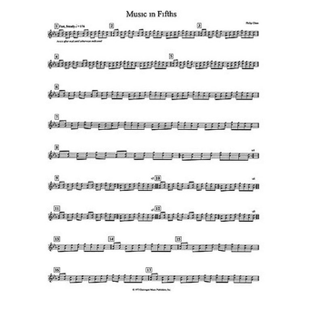 Music in fifths (1973) performance score