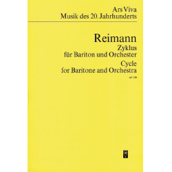         Zyklus für Bariton und - Aribert Reimann
    
