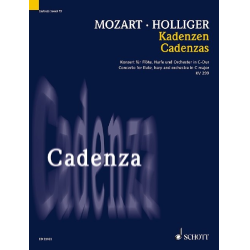         Kadenzen zum Konzert für Flöte, Harfe und Orchester C-Dur KV299 von - Heinz Holliger
    
