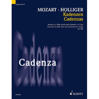 Kadenzen zum Konzert für Flöte, Harfe und Orchester C-Dur KV299 von