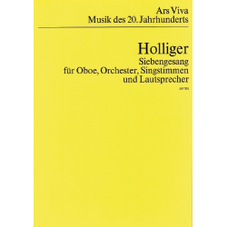         Siebengesang - Heinz Holliger
    