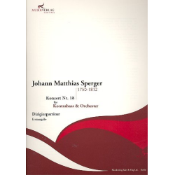         Konzert c-Moll Nr.18 - Johann Matthias Sperger
    