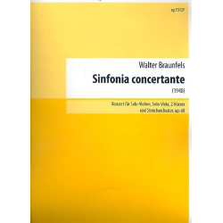         Sinfonia concertante op.68 für - Walter Braunfels
    