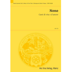         Canti di vita e d'amore - Luigi Nono
    