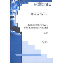         Konzert op.27 für Fagott und - Raimo Kangro
    