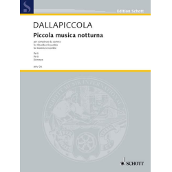         PICCOLA MUSICA NOTTURNA - Luigi Dallapiccola
    