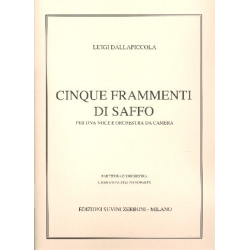         5 frammenti di Saffo - Luigi Dallapiccola
    