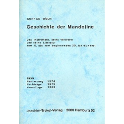         Geschichte der Mandoline Das - Konrad Wölki
    