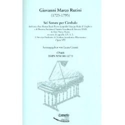         6 Sonate op.8 per cembalo - Giovanni Marco Rutini / Arr. Laura Cerutti
    