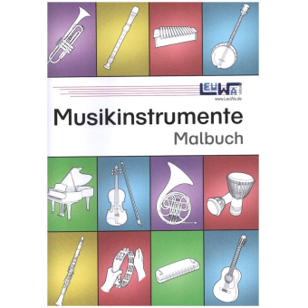 Musikinstrumente Malbuch