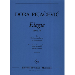         Elegie op.34 für Violine und Klavier - Dora Pejacevic / Arr. Tomislav Butorac
    