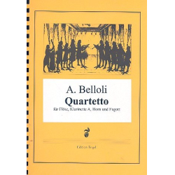         Quartett für Flöte, Klarinette, Horn - Belloli Agostino
    