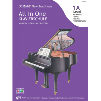 Bastien New Traditions: All In One Klavierschule - Level 1A (Deutsch)