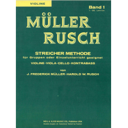        Müller Rusch - Violinschule Band 1 (deutsch) - Frederick J. Müller / Arr. Harold W. Rusch
    