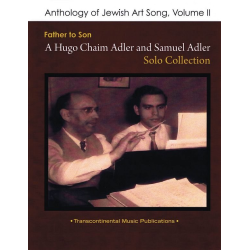         Anthology of Jewish Art Song, Vol. 2 - Samuel Adler / Arr. Hugo Chaim Adler
    