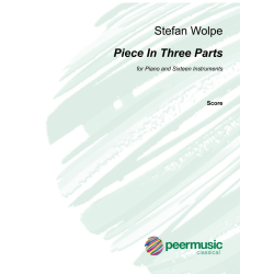         Piece In 3 Parts (Score) - Stefan Wolpe
    