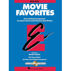         Essential Elements Movie Favorites - Value Pak - all books, Conductor Score and CD - Michael Sweeney
    