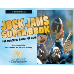         Jock Jams Super Book - Eb Baritone Saxophone - Paul Lavender
    
