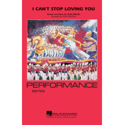         I Can't Stop Loving You - Don Gibson / Arr. Paul Murtha
    