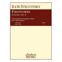         Fireworks Op 4(P.O.D.) (W-Oversize Score) - Igor Strawinsky (Stravinsky) / Arr. R. Mark Rogers
    