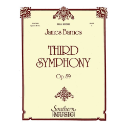         Third Symphony op 89 - James Barnes
    