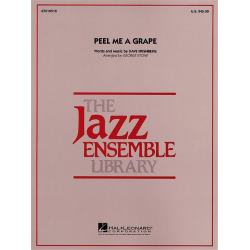         Peel Me a Grape - Dave Frishberg / Arr. George Stone
    