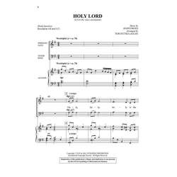         Holy Lord - Anonymus / Arr. Tom Fettke
    