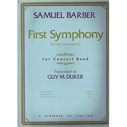         First Symphony In One Movement - Samuel Barber / Arr. Guy M. Duker
    