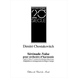         hm4032 Sérénade-Valse pour orchestre d'harmonie - Dmitri Shostakovitch / Schostakowitsch
    