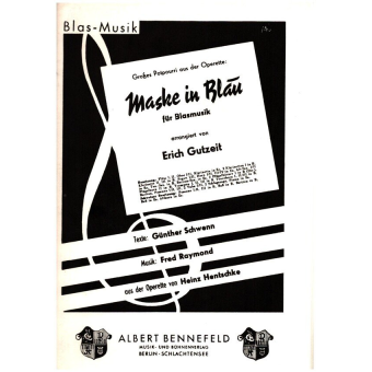 Maske in Blau - Potpourri