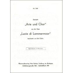         Arie und Chor aus der Oper "Lucia di Lammermoor" - Gaetano Donizetti / Arr. Emil Dörle
    