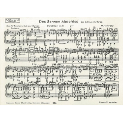         Des Sennen Abschied - M.H. Forster
    