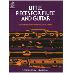         Little Pieces for Flute and Guitar - Diverse / Arr. Louis Moyse
    