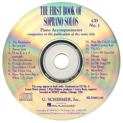         The First Book of Soprano Solos
    