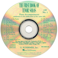         The First Book of Tenor Solos
    