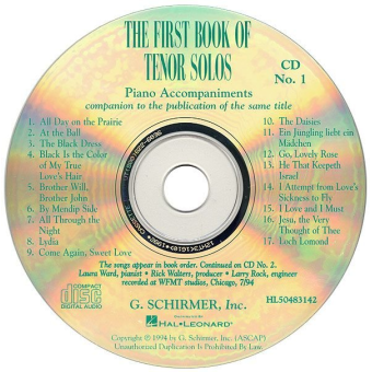 The First Book of Tenor Solos