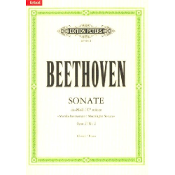         Haftnotizblock Beethoven Mondscheinsonate 50 Seiten 10 x 7,5 cm
    
