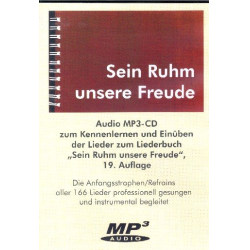         Sein Ruhm unsere Freude MP3-CD
    