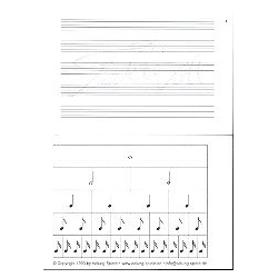         Taktvoll Notenblock 50 Seiten Din A 7
    