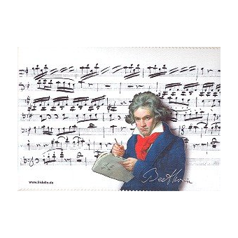 Brillenputztuch Beethoven 18 x 12,5 cm