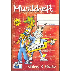         Musikheft Din A5 hoch 64 Seiten mit Infos
    