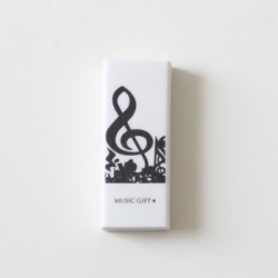         Radiergummi Violinschlüssel 5,5 x 1,5 x 2,5cm
    