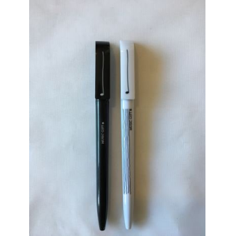 Kugelschreiber-Box Viertelnote (15 weiß +15 schwarz)