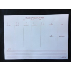         Notizblock Wochenplaner Din A4 quer 52 Blatt
    