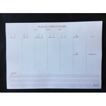 Notizblock Wochenplaner Din A4 quer 52 Blatt