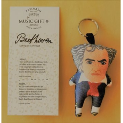         Schlüsselring mit Stofffigur Beethoven 9 x 5 x 2 cm
    