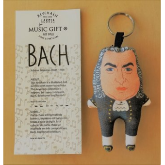 Schlüsselring mit Stofffigur Bach 9 x 5 x 2 cm