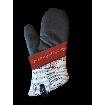 Topfhandschuh Xmas (Le chef) 30 x 15 cm