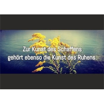 Postkarte Kunst des Schaffens