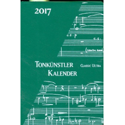         Tonkünstlerkalender Classic Ultra 2017
    